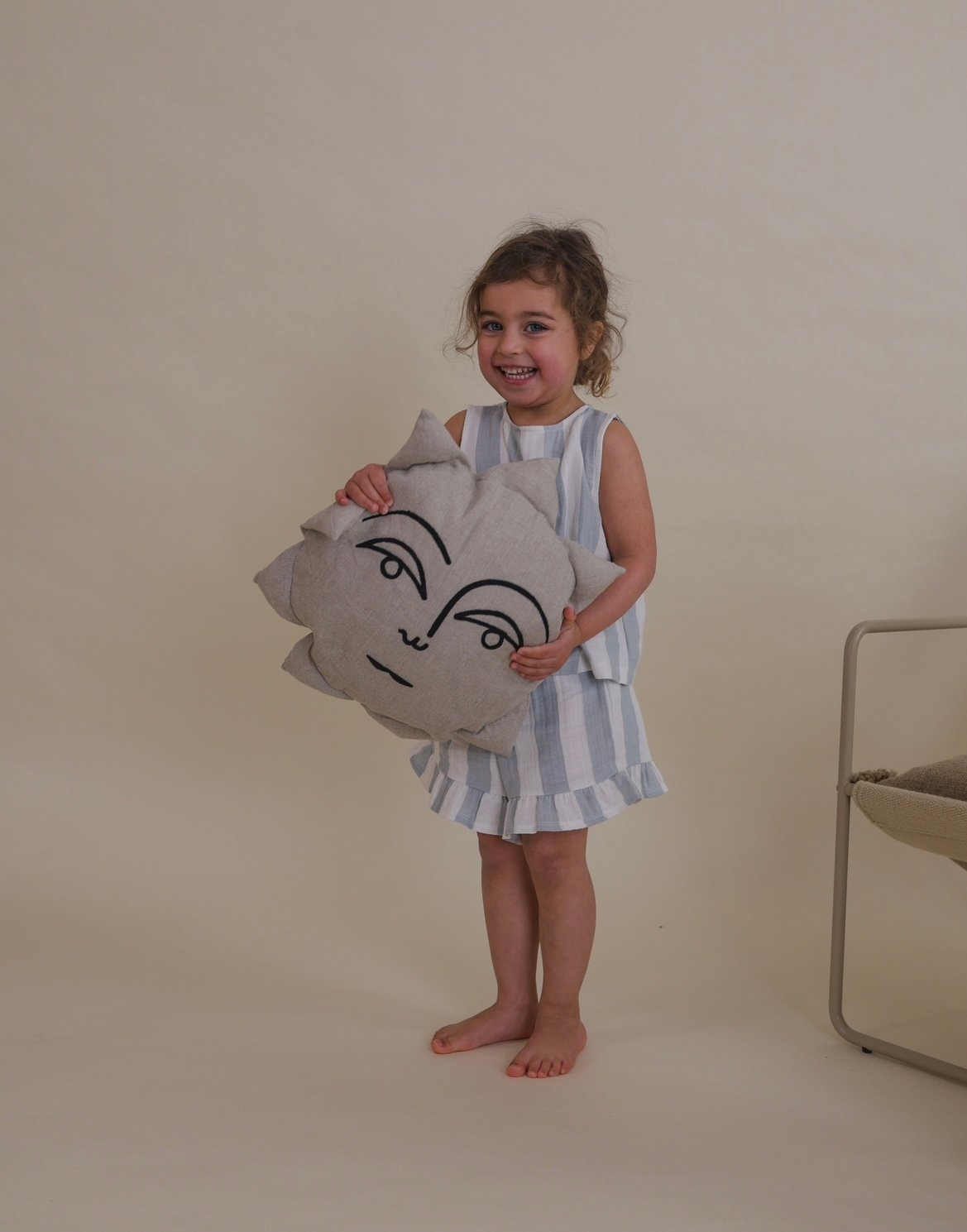 organic zoo - Sardine Stripes Frill Shorts | U