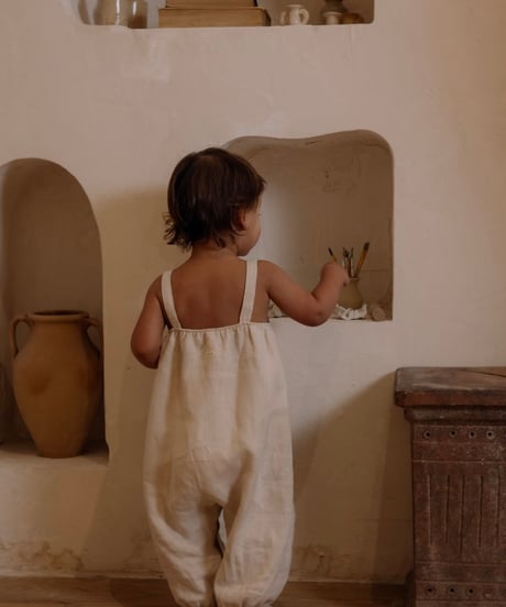organic zoo - Ceramic White Artisan Jumpsuit