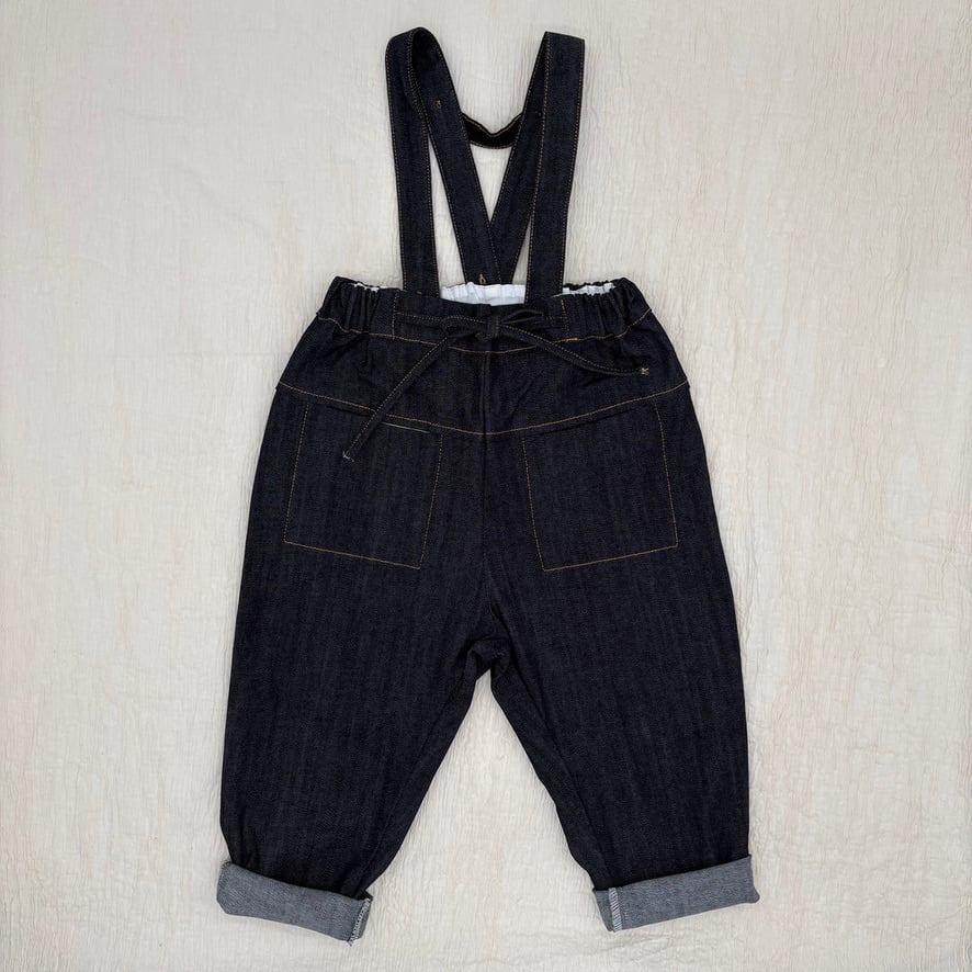 ボトムス HELLO LUPO Cappuccino Trousers - Black D HELLO LUPO - BROOKS TROUSERS - BLACK DENIM | UA