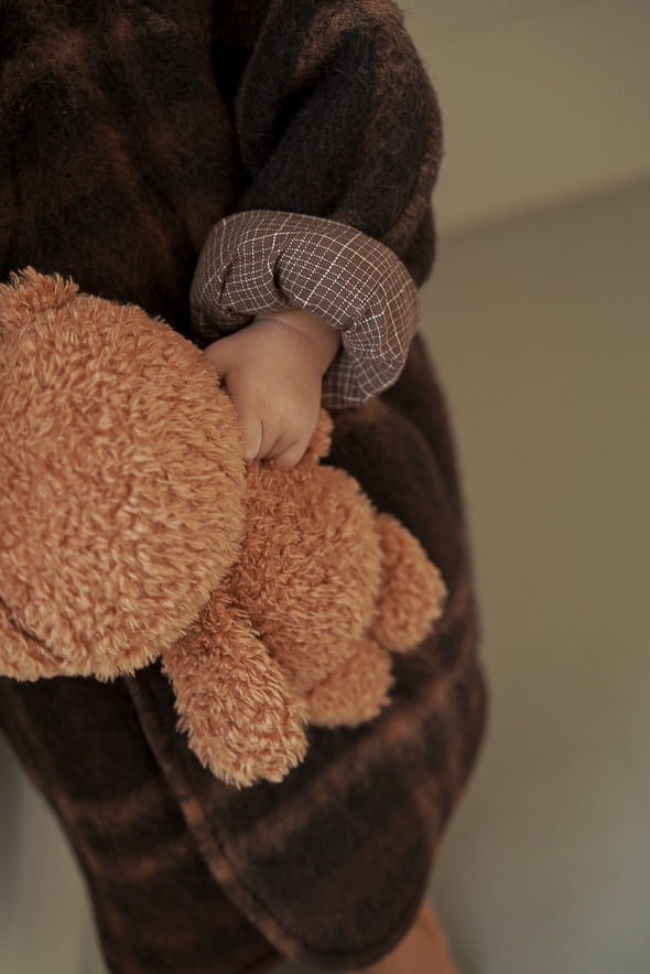HELLO LUPO - Kimono Coat - Chestnut | UANDEL
