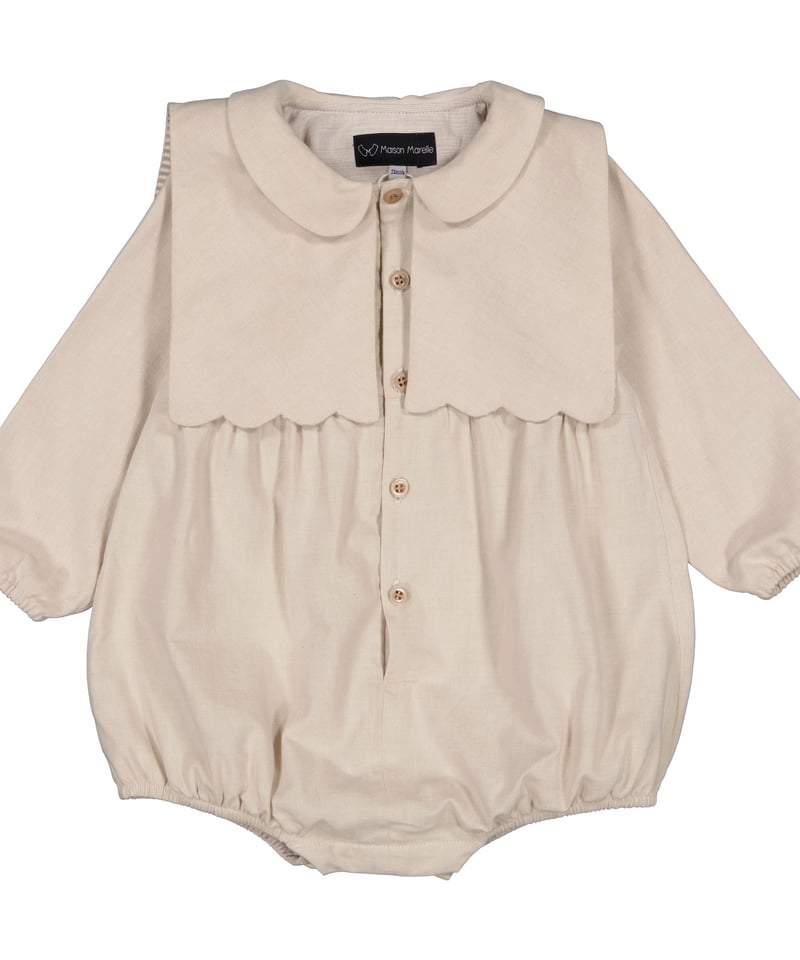 ロンパース・カバーオール maison marelle / 24m Maison Marelle】Romper BASILE ロンパース 12m,18m,24m