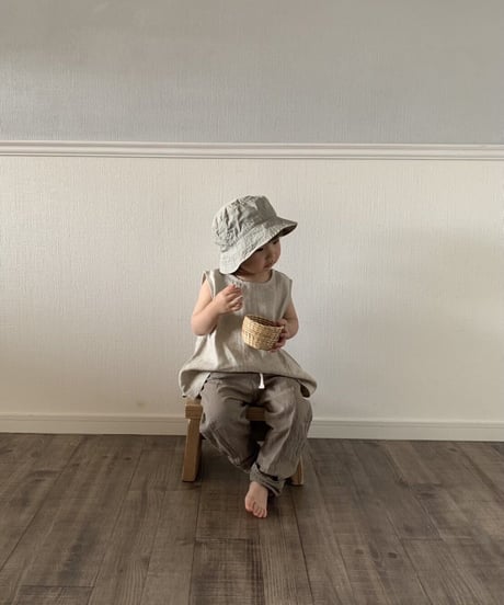 son and daughter - MARU LINEN TOP