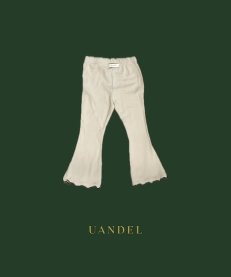 UANDEL - Mellow Collared Pants(Ivory)