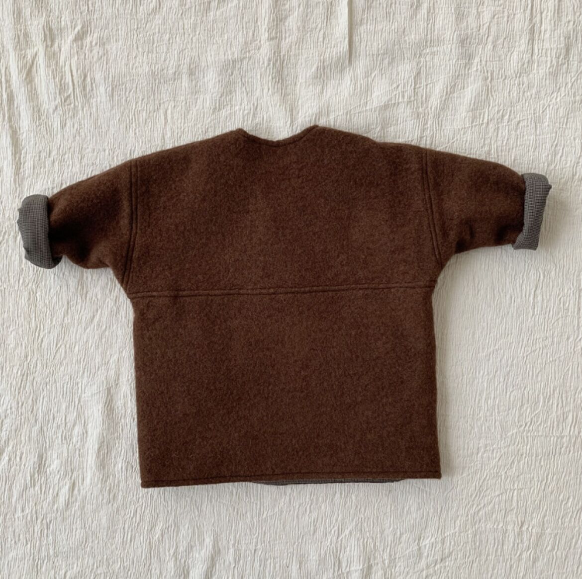 HELLO LUPO - Lupo Kimono Coat / brown (18m〜5y s