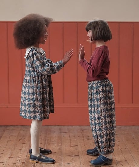 Little Cotton Clothes - Quilted Jessica Trousers Harlequin Floral