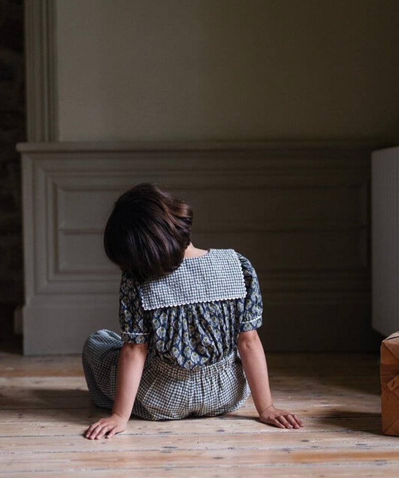 Little Cotton Clothes - Lara Blouse Thistle Flo