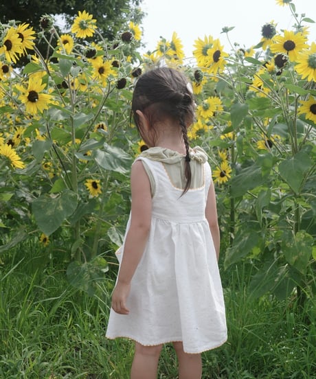 【予約商品】UANDEL - mellow collared tank tops(melon yellow)