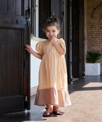 HELLO LUPO - FRU FRU DRESS - APRICOT/NOCCIOLA