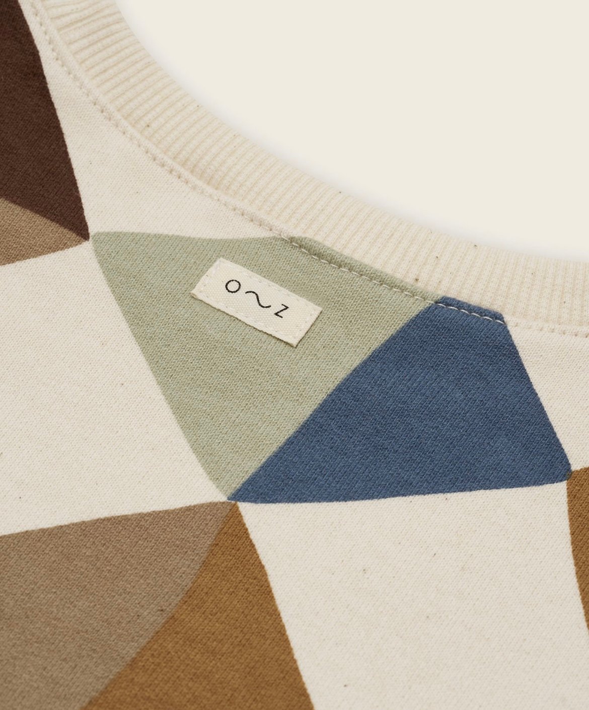 organic zoo - Kite Patchwork Sweatshirt Undyed