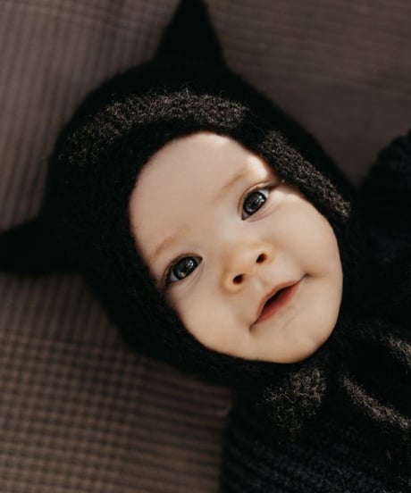 pixie hat black アウトレット品