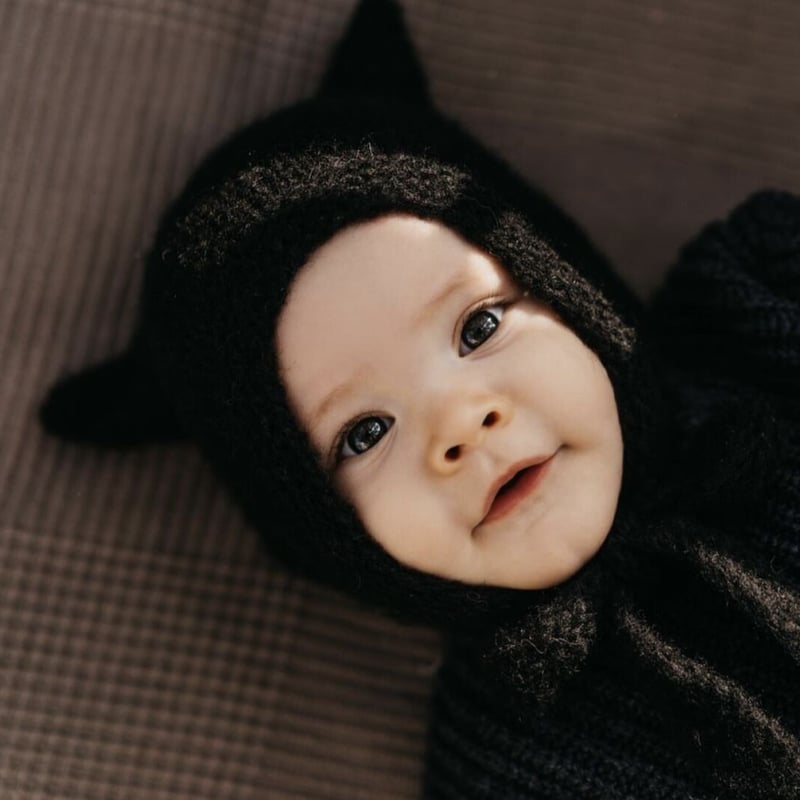 【新品未使用】pixie hat / kitty hat / 6-12m PIXIE HAT】KITTY HAT - light beige | Mellow Cot