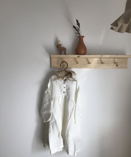 La Petite Alice- Linen Girl Dress Birdie with Bishop Sleeve(12m〜5y)