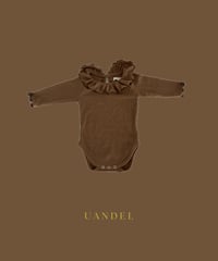 UANDEL - Mellow Collared Romper (Camel Brown)