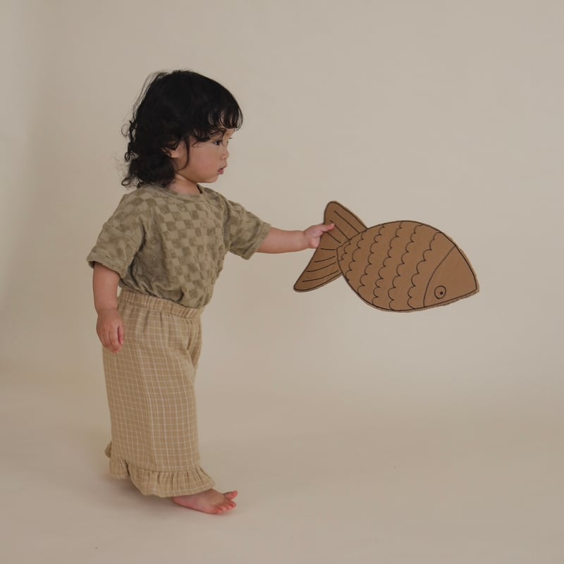 organic zoo Gingham Frill Culottes 1〜2y Paprika Gingham Frill Culottes | Organic Zoo