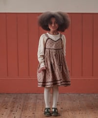 HELLO LUPO - Bell coat / purple check (6-7y siz