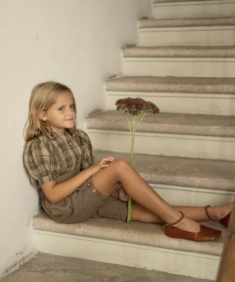 HELLO LUPO - Gigi shorts, brown houndstooth