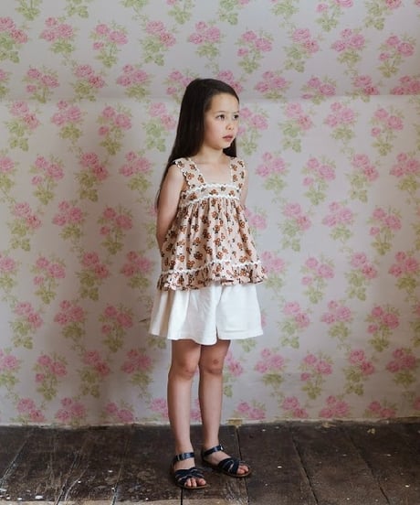 Little Cotton Clothes -  Lissy Sun Top Marigold Floral