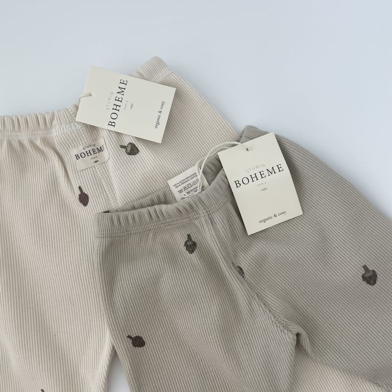 STUDIO BOHEME PARIS -LEGGINGS ROM POM ラスト6y | U