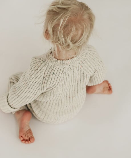 OAT - Sprinkle Knit Ribbed Playsuit