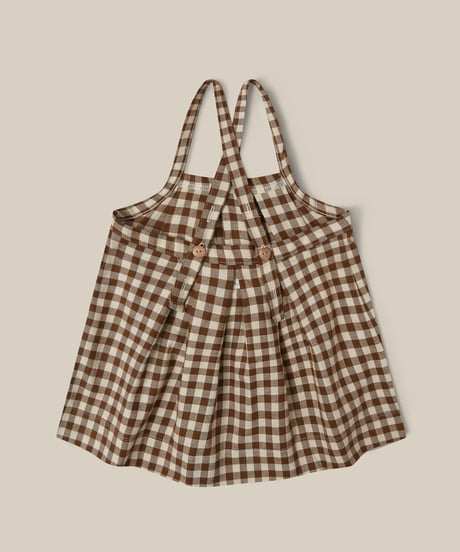 organic zoo - Chestnut Gingham Tribe Skirt