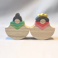 KH538 円びな 小黒三郎 組み木のひな人形 | ゆかいなさかなSTORES KH538 円びな 小黒三郎 組み木のひな人形 | ゆかいなさかなSTORES