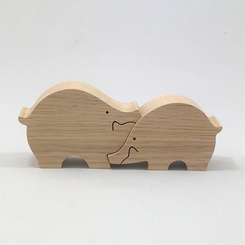 小黒三郎　十二支とサイコロ　組み木　木製立体パズル　最高のインテリア小物 小黒三郎の組み木「十二支ジュニア」 | 兵庫県西宮市 | ふるさと