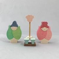 KH417 鯛びな 小黒三郎 組み木のひな人形 | ゆかいなさかなSTORES