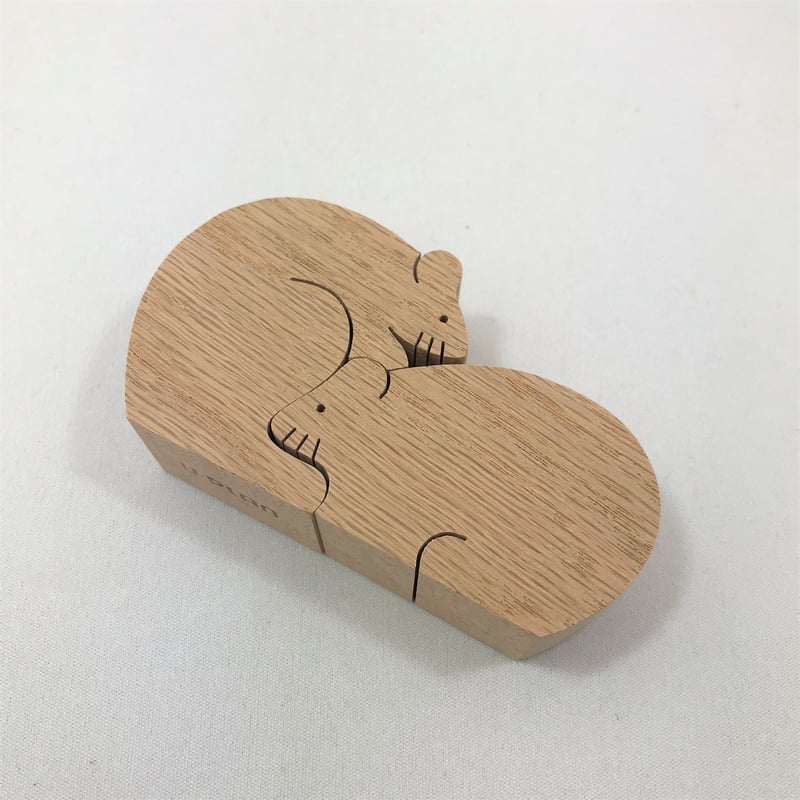 未使用 小黒三郎 直筆サイン入り 組み木絵 KP188 組み木の世界的