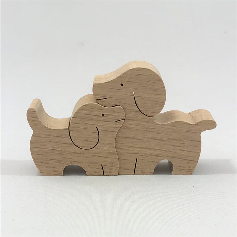 組み木の動物たち　十二支Lサイコロ／小黒三郎／U・PLAN 組み木の動物たち 十二支Lサイコロ／小黒三郎／U・PLAN - メルカリ