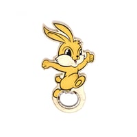 Yellow rabbit bottle opener