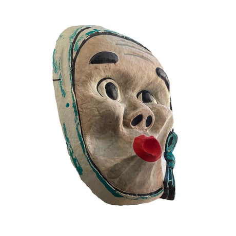 Big  ugly face mask (Japanese craft work)