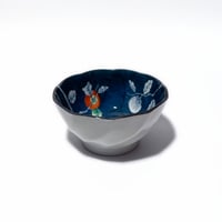 【Small bowls】 Kaki+White