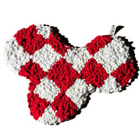 【Up-cycle pot mat】REDS RW/BW