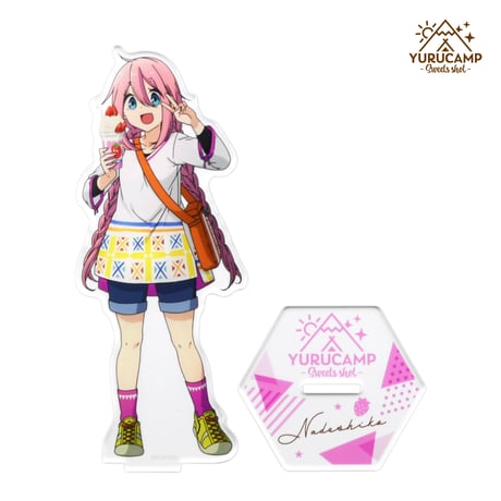 ゆるキャン△　Sweets shot　アクリルスタンド　01：各務原なでしこ