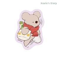 コアラ絵日記　ステッカー　おっと！
