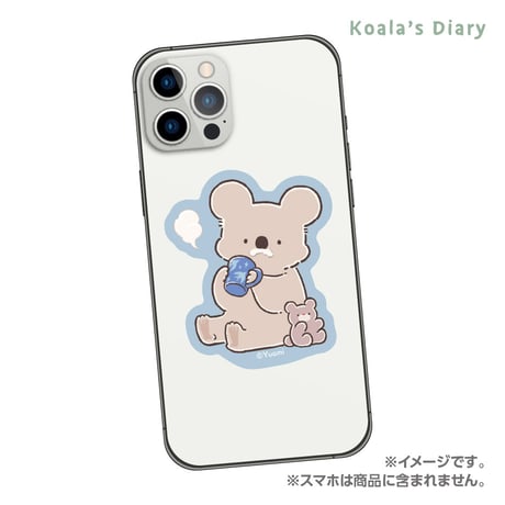 コアラ絵日記　ステッカー　ホットミルク