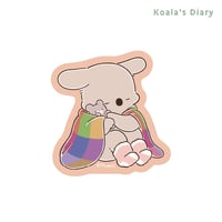 コアラ絵日記　ステッカー　ブランケット