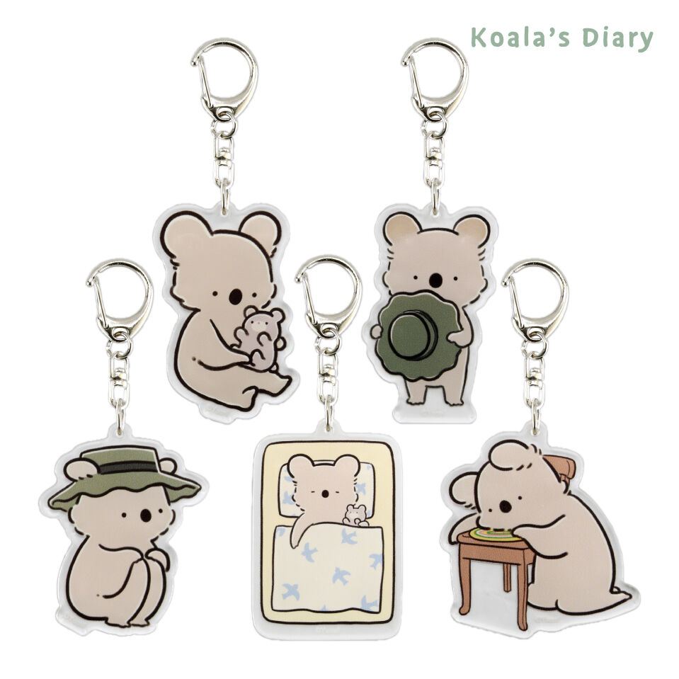 コアラ絵日記 アクリルキーホルダー（何が出るかお楽しみ） | API