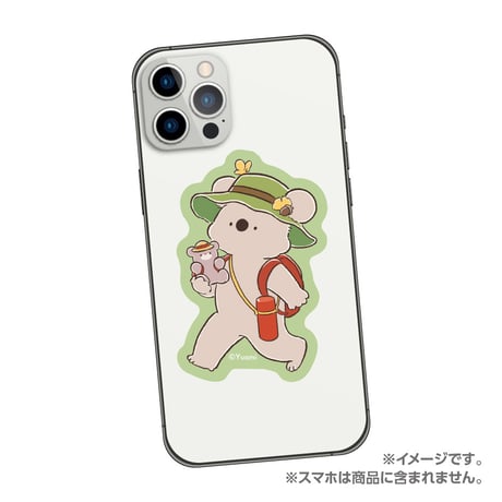 コアラ絵日記　ステッカー　ハイキング