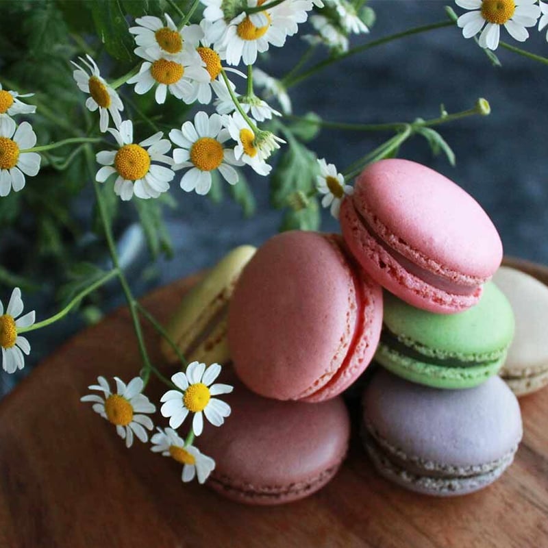 マカロンマカロンෆ̈マカロンロン(ฅ'ω'ฅ)♪ 桜マカロン / お菓子のレシピ - YouTube