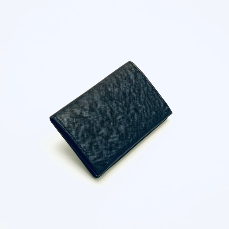 日本製牛革スワロフスキー付きブラック カードケース WPG17006-BK