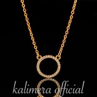 Kalimera - Zirconia Circle Necklace
