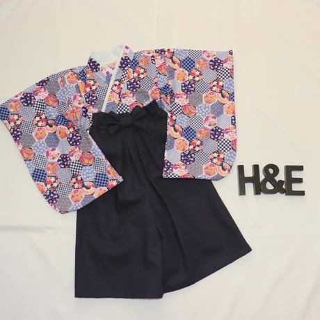 ⭐︎完成品セール⭐︎ 亀甲和柄　80-90cm