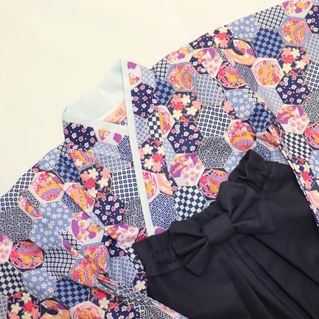 ⭐︎完成品セール⭐︎ 亀甲和柄　80-90cm