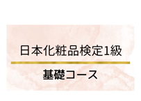 日本化粧品検定対策講座  1級《基礎コース》6時間