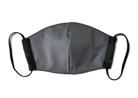 【Premium Model】PatchWork Taste Jacquard MASK 【Size：1 /  Color：DARK 】[秋～春シーズン推奨]