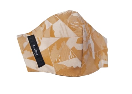 【Standard  Model】PatchWork Taste Jacquard MASK 【Size：1 ～3 /  Color：Espresso 】[ALLシーズン対応]