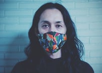 【Premium Model】PatchWork Taste Jacquard MASK  【Size：3 /  Color：MULTI 】[秋～春シーズン推奨]