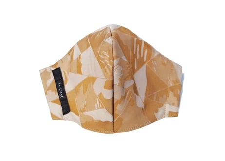 【Standard  Model】PatchWork Taste Jacquard MASK 【Size：1 ～3 /  Color：Espresso 】[ALLシーズン対応]