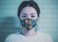【Premium Model】PatchWork Taste Jacquard MASK【Size：1 /  Color：MULTI 】[秋～春シーズン推奨]